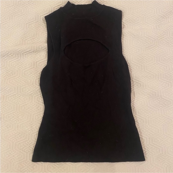 NWOT by the way Joseline cutout tank top black - Picture 4 of 8
